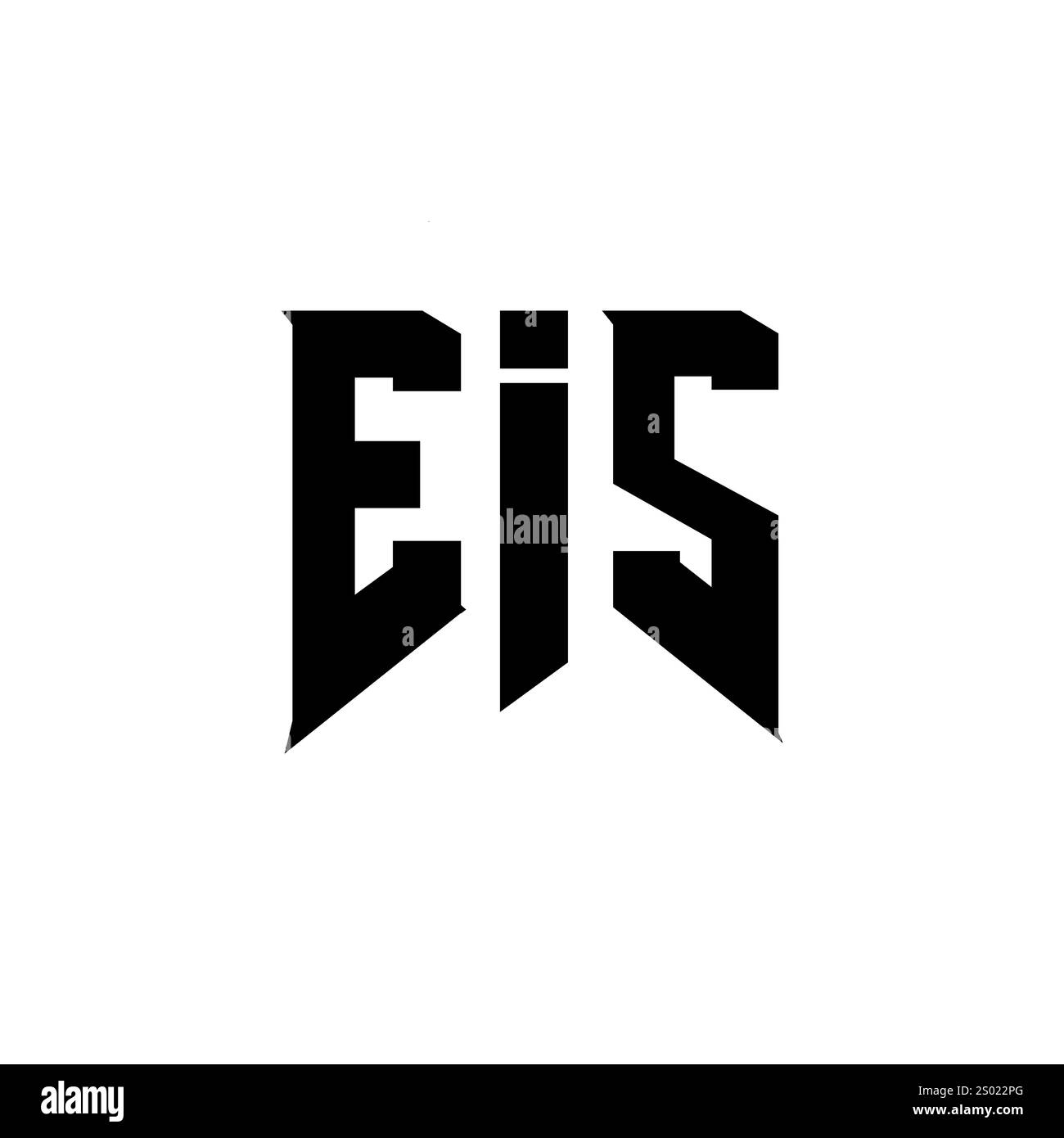 Conception de logo de lettre EIS pour la société de technologie. Combinaison de couleurs noir et blanc de conception de logo EIS. Logo EIS, vecteur EIS, conception EIS, icône EIS, EIS alph Illustration de Vecteur