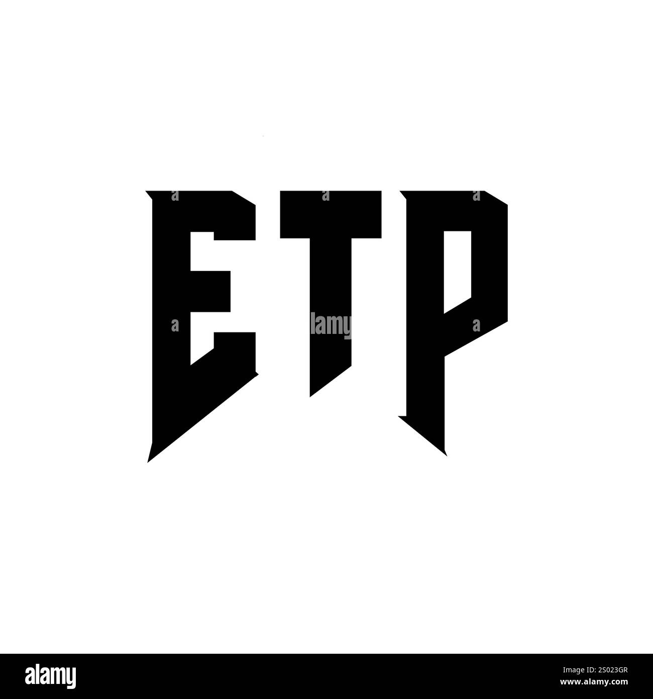 Conception de logo de lettre ETP pour la société de technologie ...
