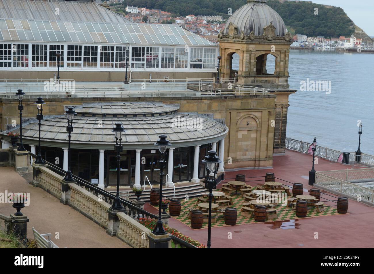 Vue sur la côte de Scarborough Banque D'Images