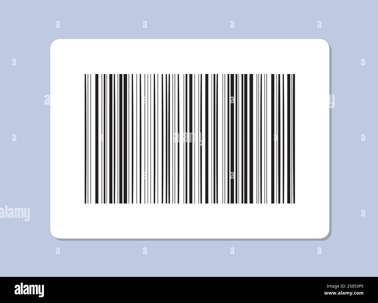 Code-barres ou code qr. Balise rectangulaire avec code pour la lecture ...