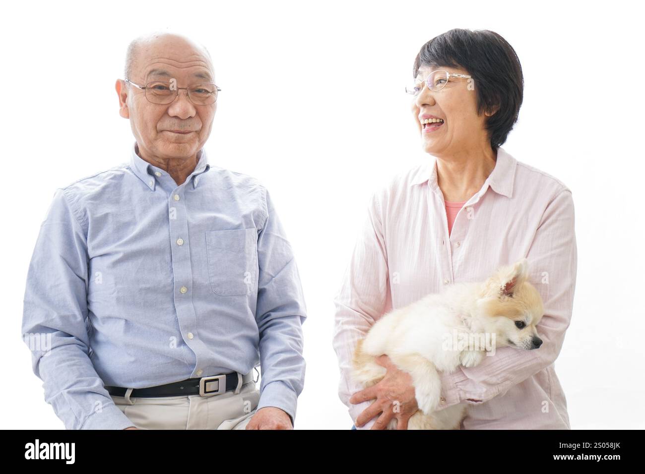 Senior couple relaxing at home Banque D'Images