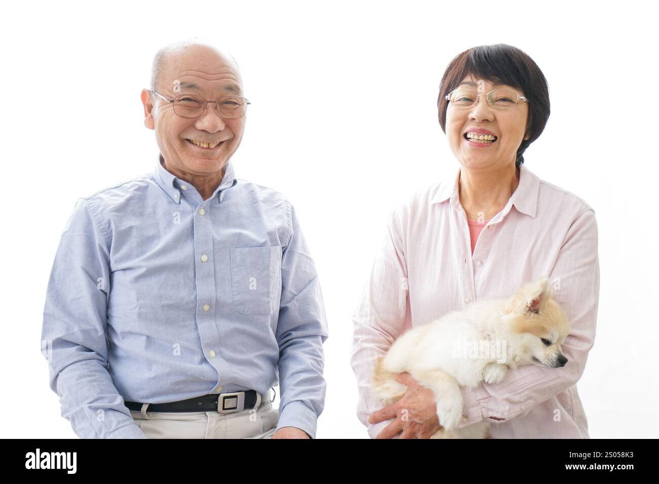 Senior couple relaxing at home Banque D'Images