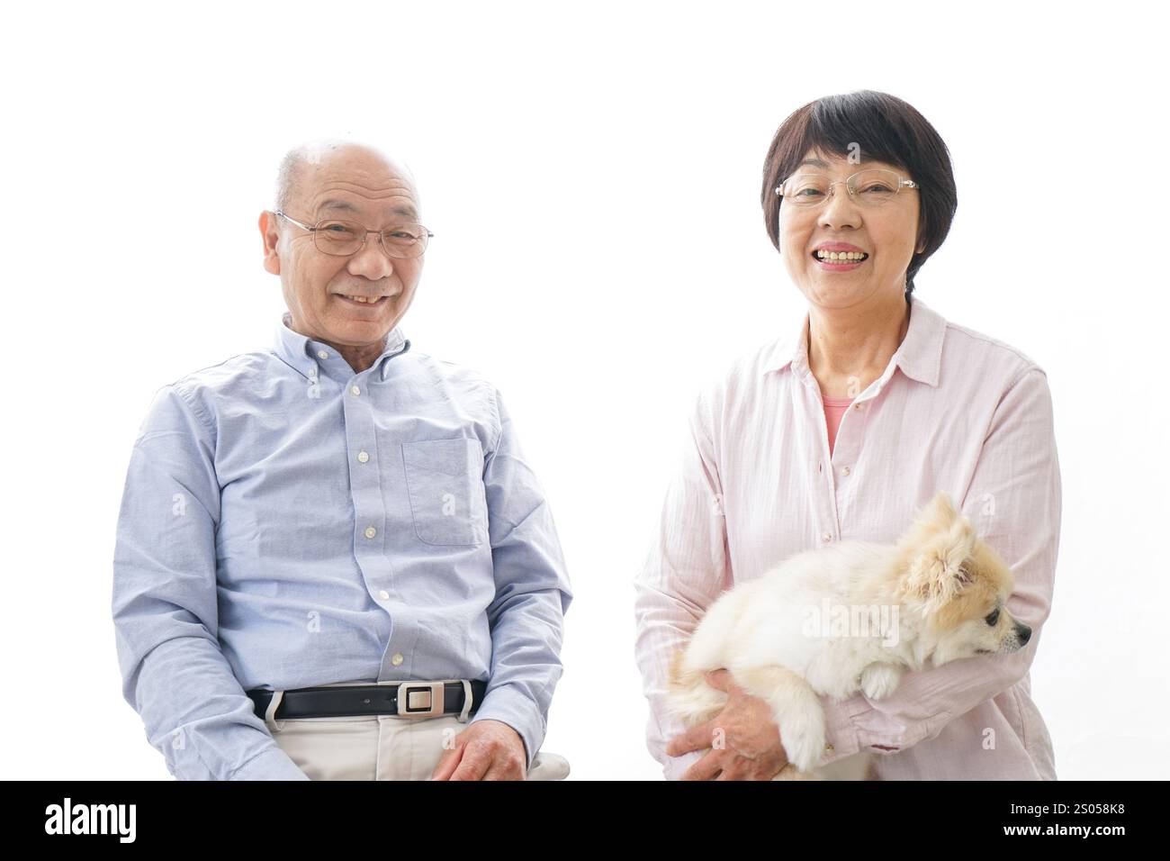 Senior couple relaxing at home Banque D'Images