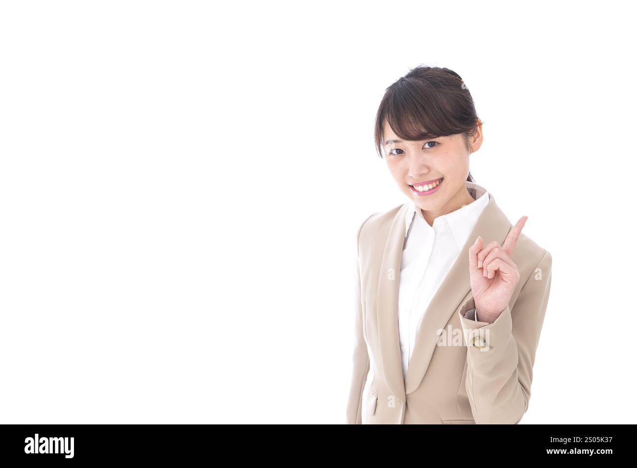 Femme d'affaires donnant un conseil ponctuel Banque D'Images