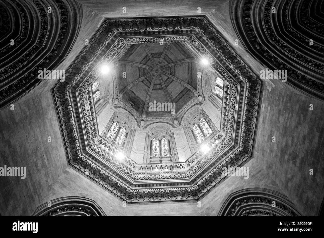 Vue extérieure du Chhatrapati Shivaji Maharaj Terminus, est une gare ferroviaire historique et un site du patrimoine mondial de l'UNESCO à Mumbai, Maharashtra, Inde Banque D'Images