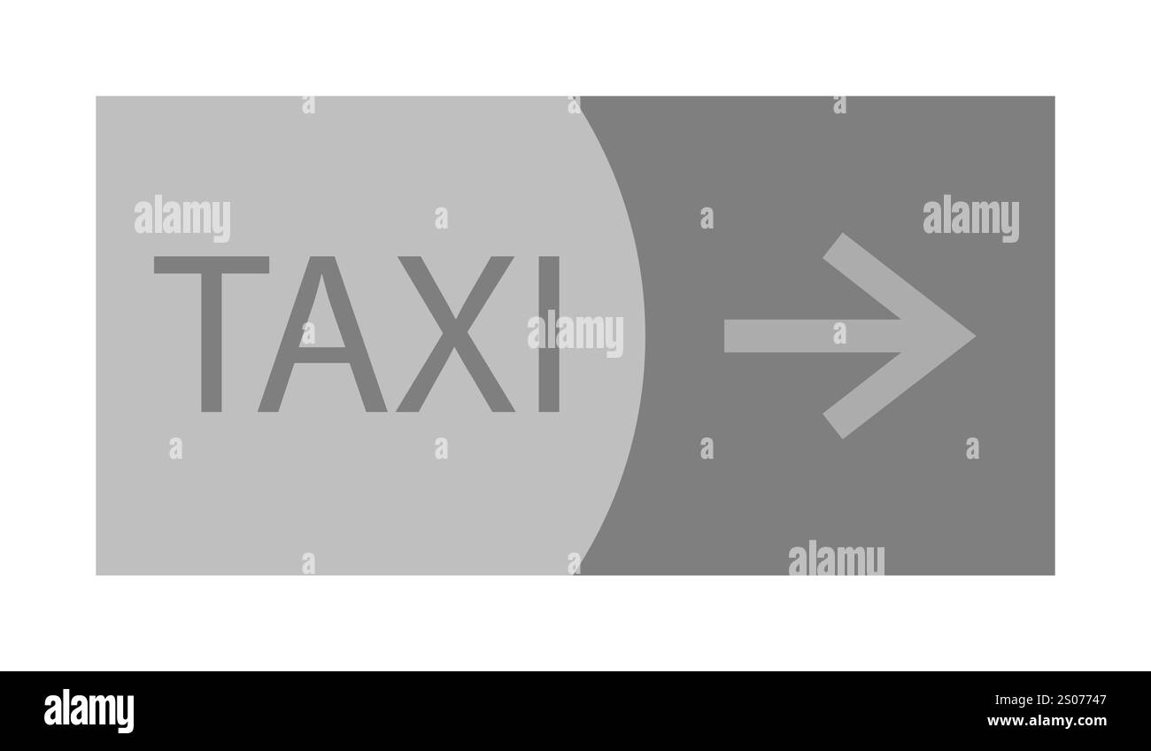 Flèche sur un pictogramme coloré Illustration de Vecteur