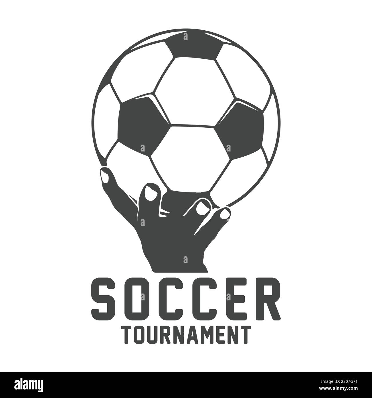 Logo de tournoi de football de football de football de football de football de football de football de football de football de football de football, symbole, vecteur, logo de ballon de football, icône de ballon de football. Illustration de Vecteur