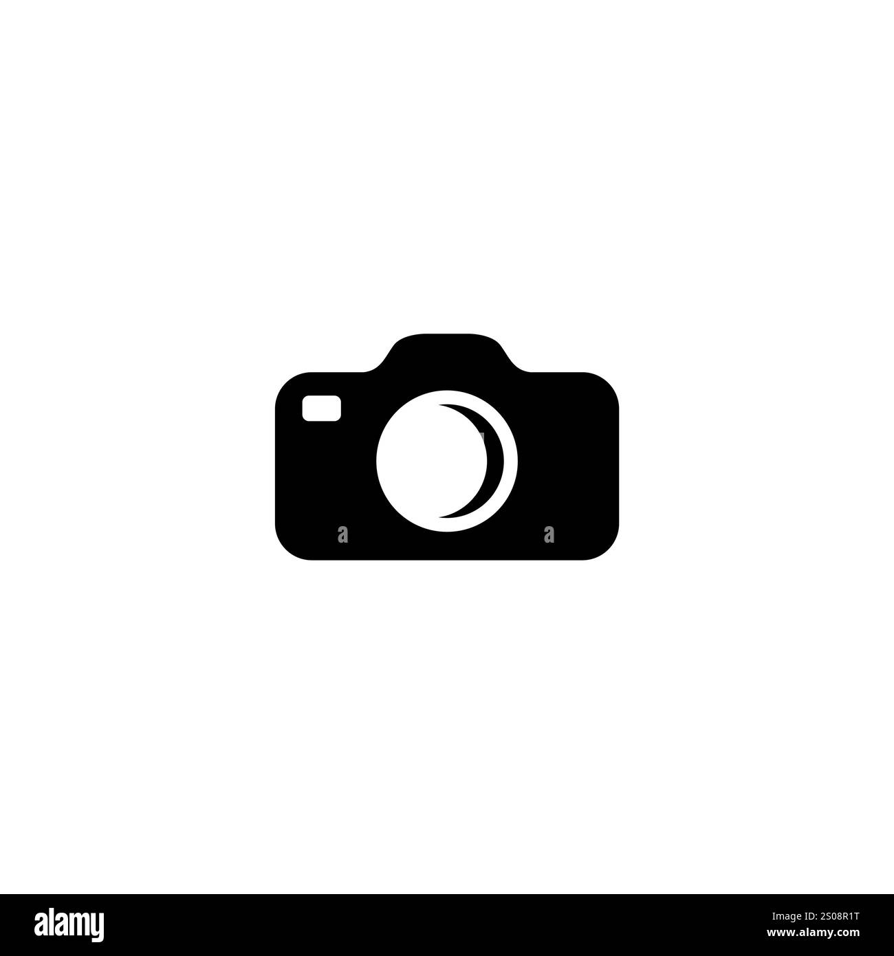 Illustration vectorielle de l'icône de l'appareil photo. Logo de l'appareil photo Illustration de Vecteur