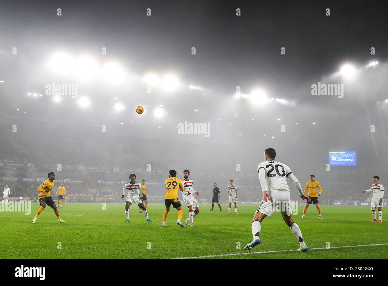 Vue générale du match de premier League Wolverhampton Wanderers vs Manchester United à Molineux, Wolverhampton, Royaume-Uni, 26 décembre 2024 (photo de Gareth Evans/News images) Banque D'Images