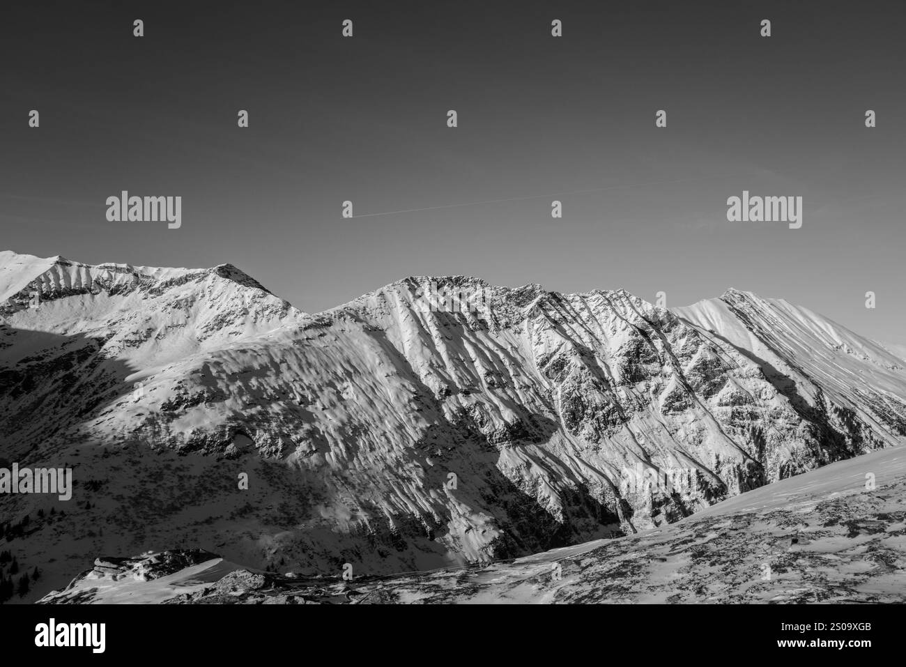 Vue de Bad Gastein aux Alpes autrichiennes Banque D'Images