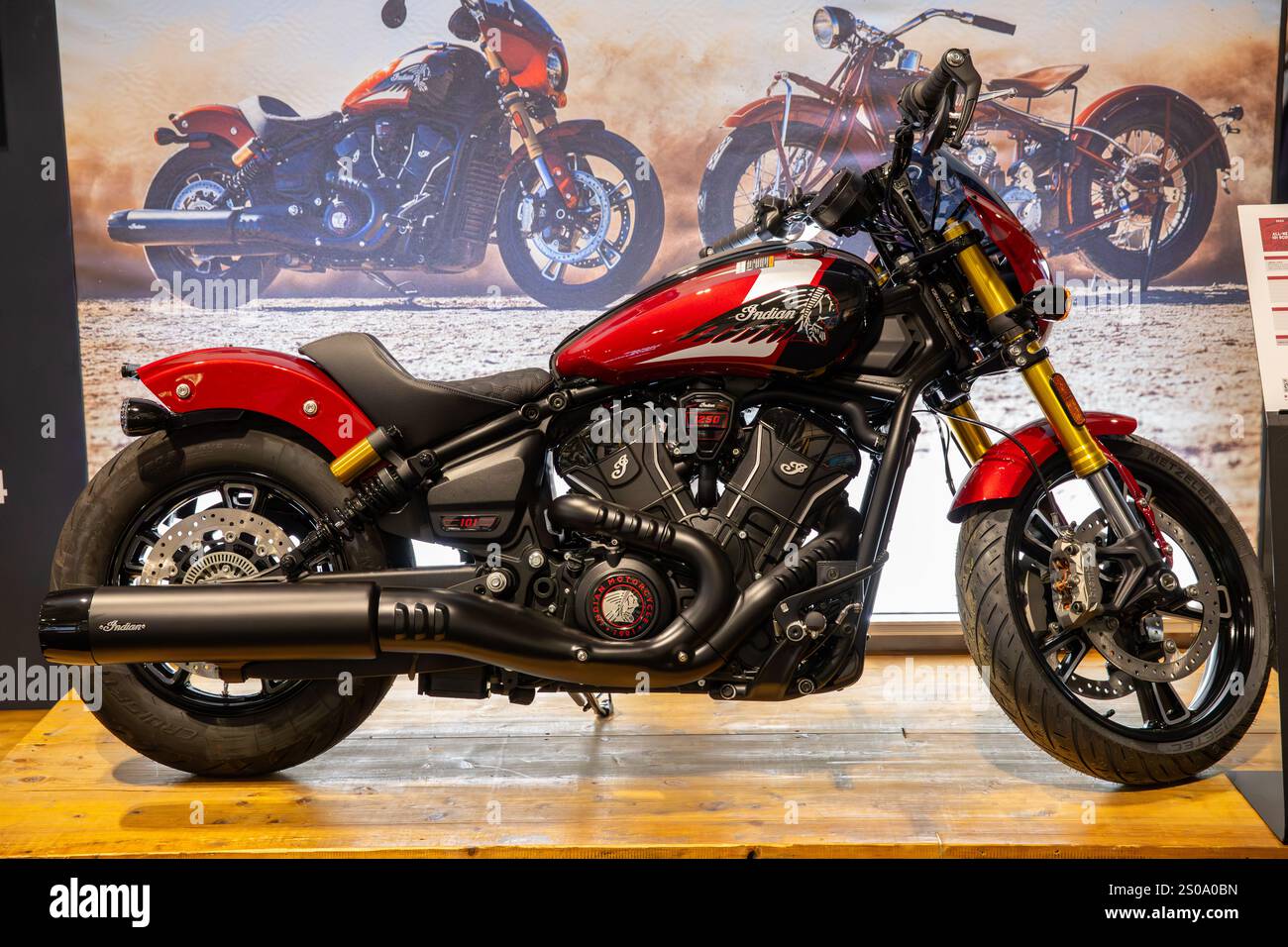 Indian 101 Scout Banque D'Images