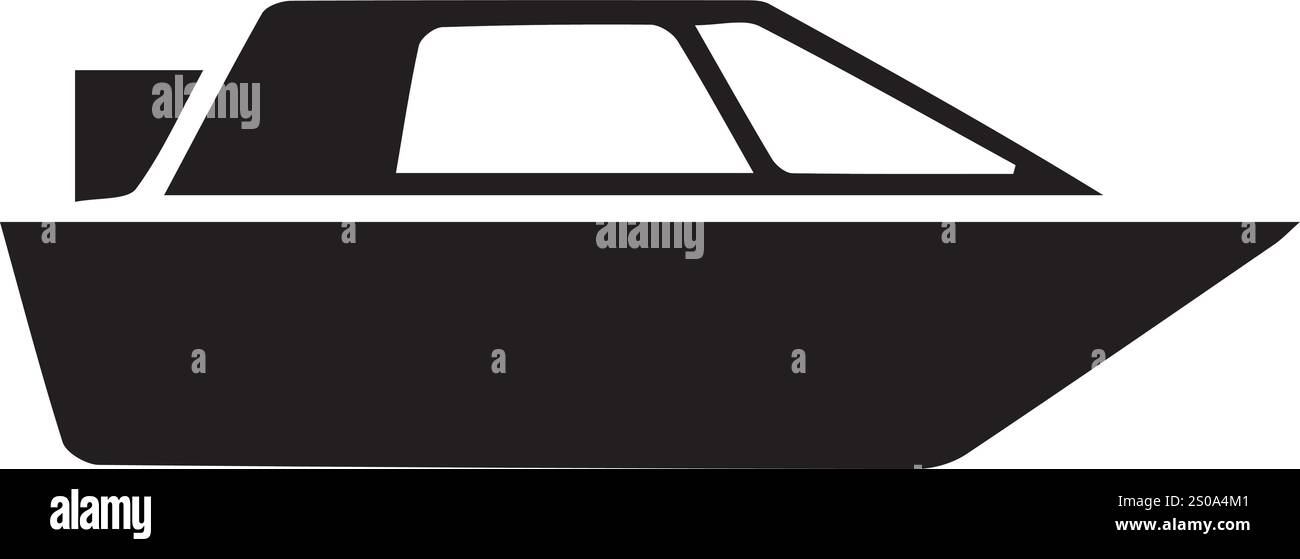 navire vectoriel, mer, conception d'illustration de yacht Illustration de Vecteur