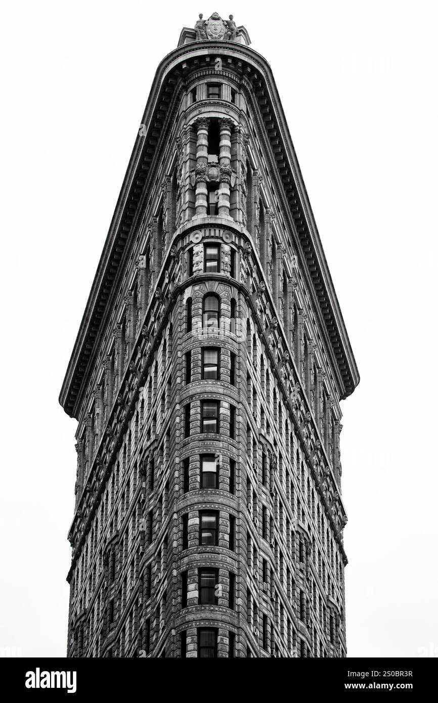 Le bâtiment Flatrion sur Broadway et 5ï¿½avenue à New York Banque D'Images
