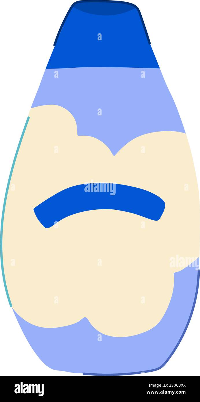 illustration vectorielle de dessin animé bébé shampooing gratuit Illustration de Vecteur