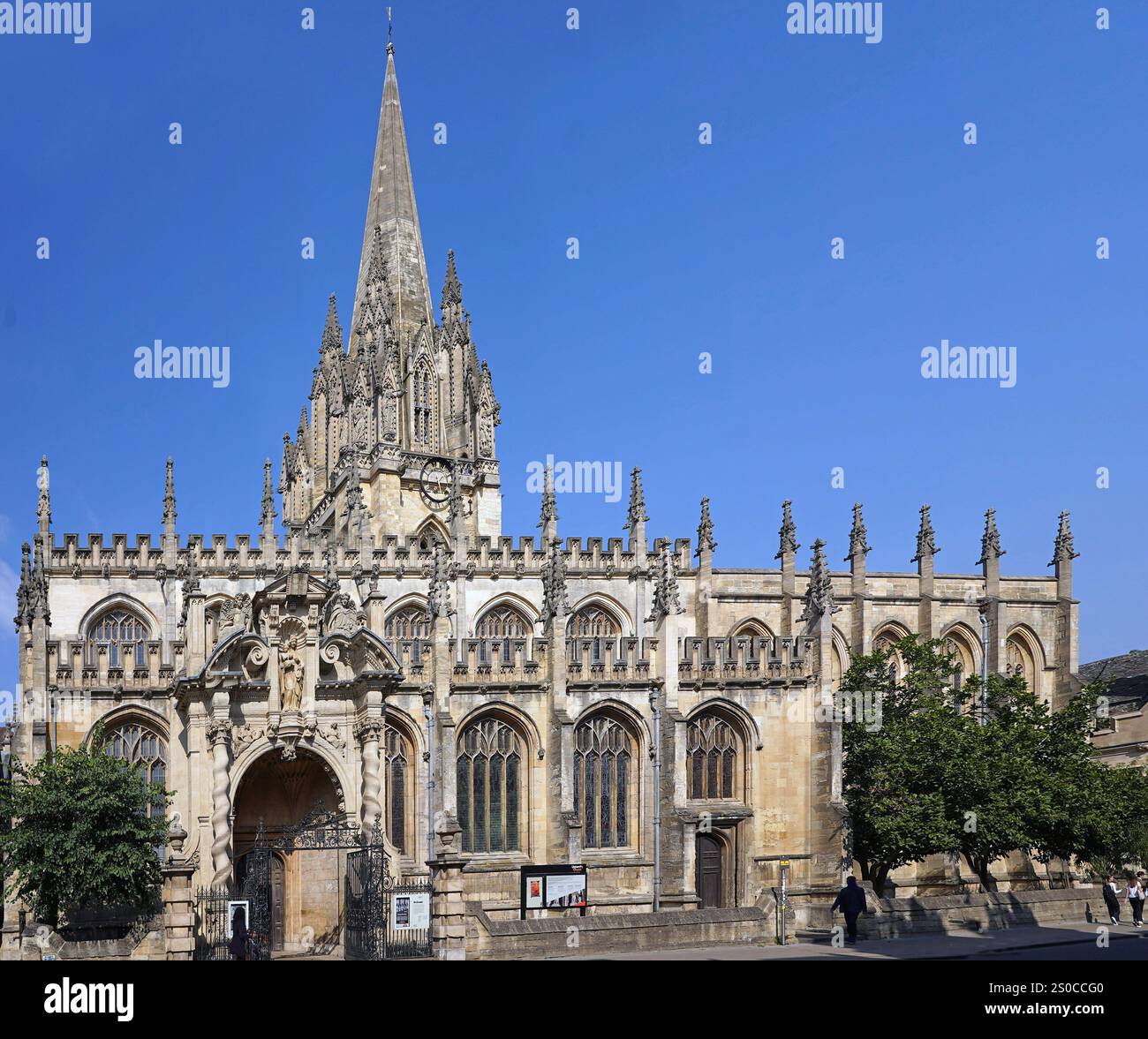 Église universitaire de Marie la Vierge, Université d'Oxford Banque D'Images