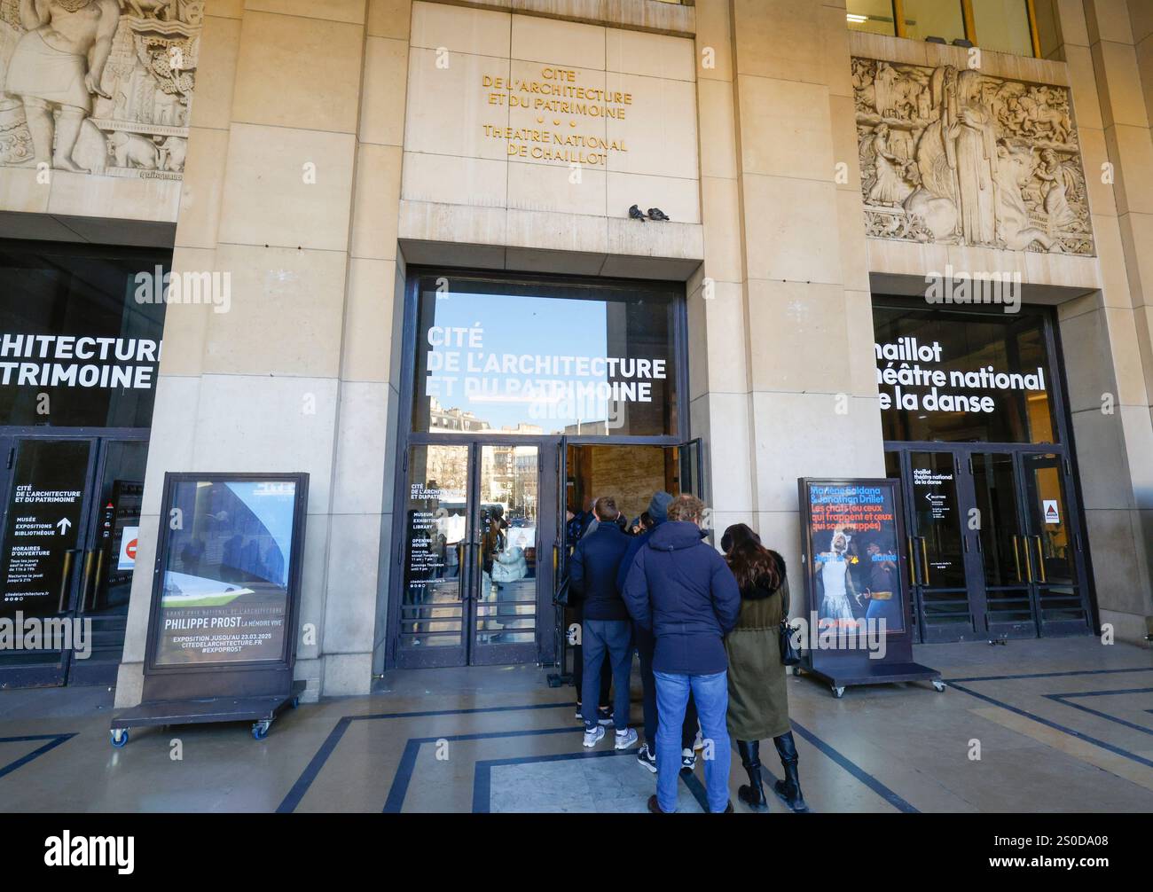 CITÉ DE L'ARCHITECTURE&DU PATRIMOINE PARIS Banque D'Images