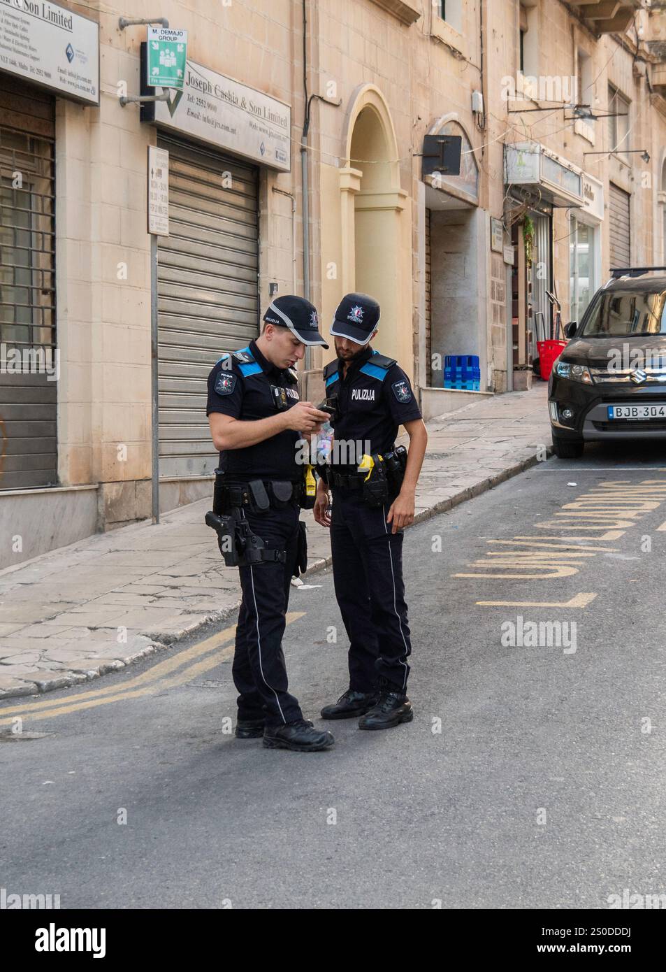 Police maltaise Banque D'Images