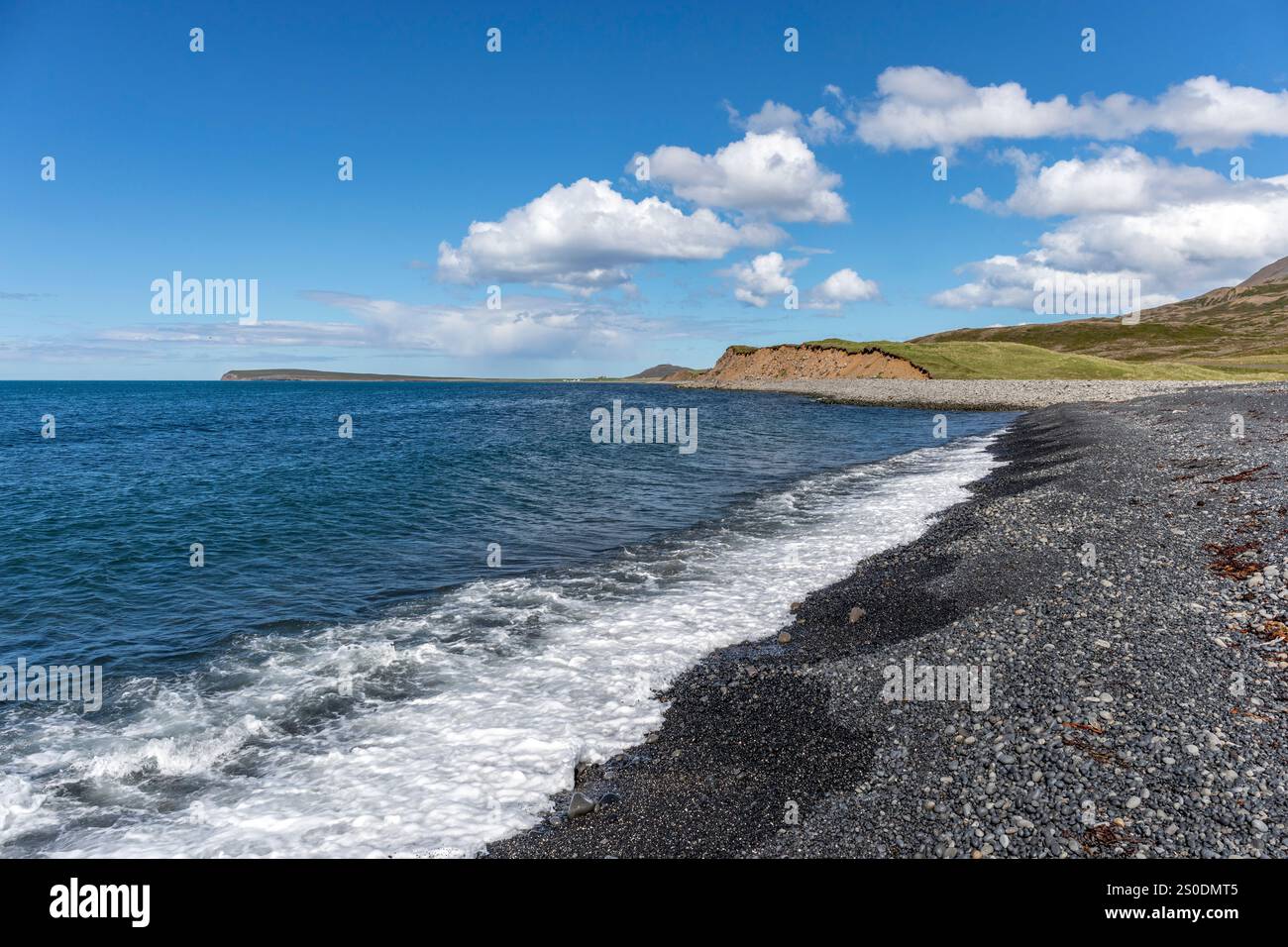 Pordarhofdi ; plage ; Islande; Banque D'Images
