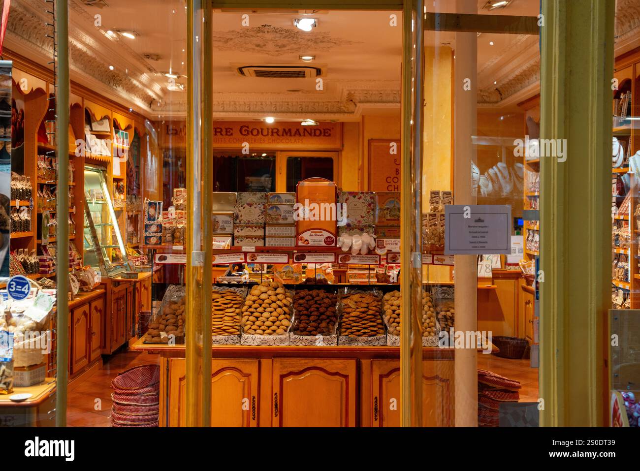 La Cure gourmande Paris Jouffrey sur Blvd Montmatre à Paris, France Banque D'Images