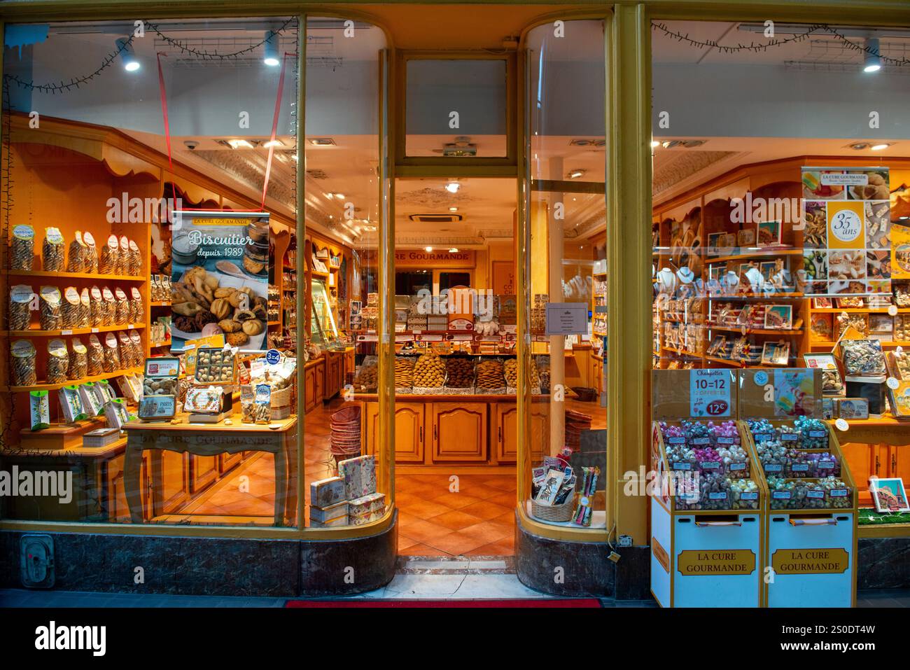 La Cure gourmande Paris Jouffrey sur Blvd Montmatre à Paris, France Banque D'Images