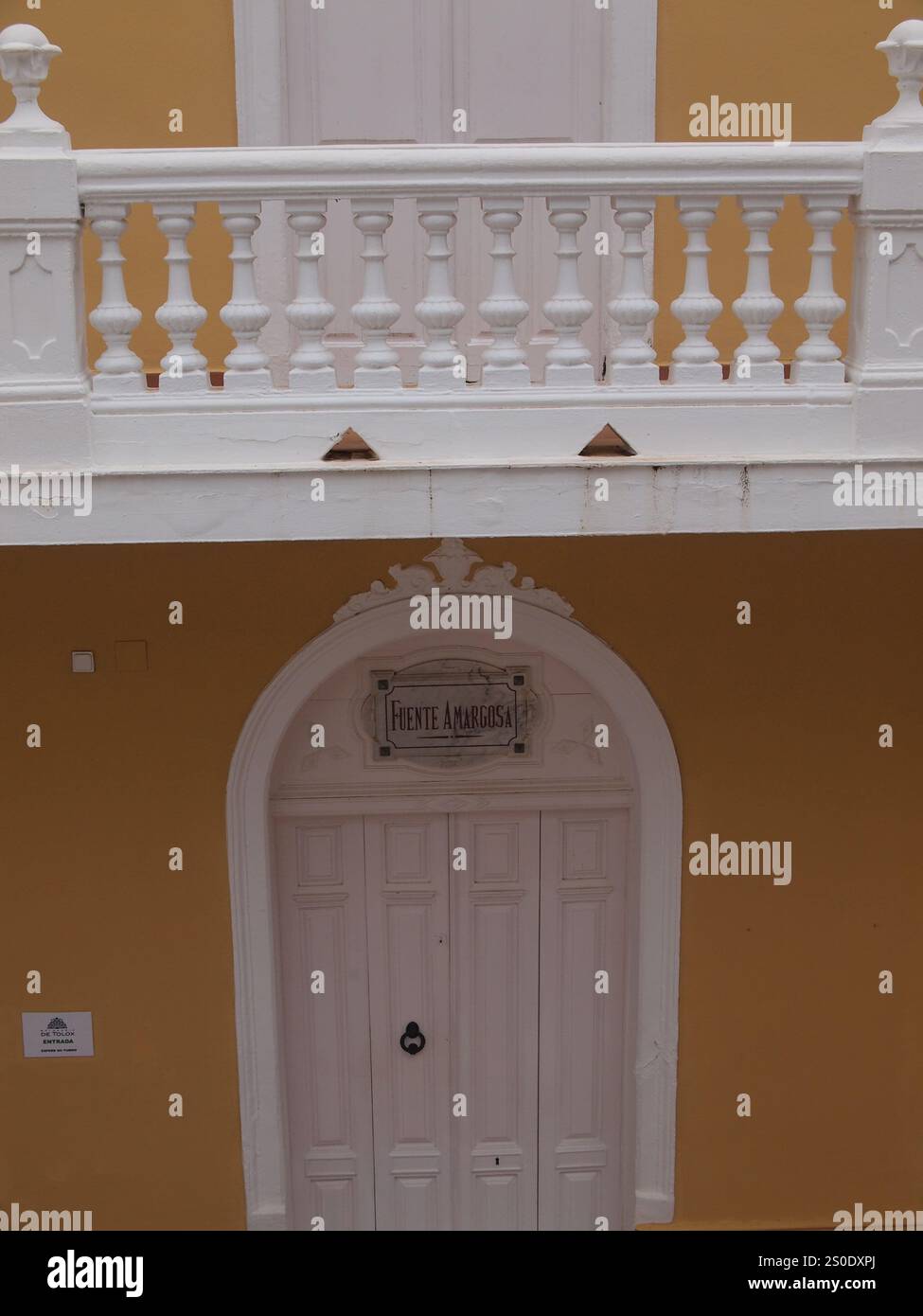 Balneario de Fuente Amargosa - Amargosa Spring Spa (Tolox, Province de Málaga, Andalousie, Royaume d'Espagne) Banque D'Images