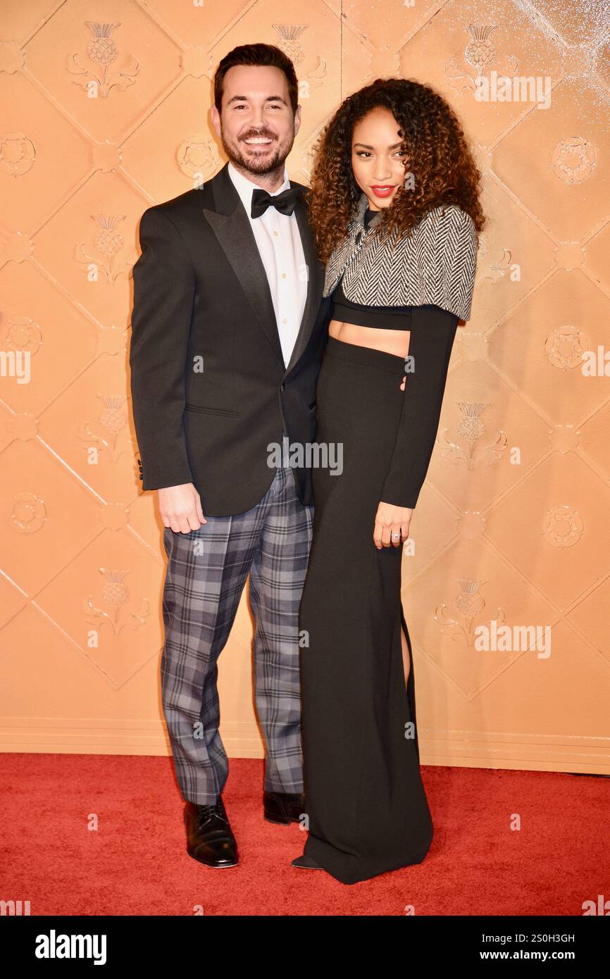 Martin Compston, Tianna Chanel Flynn, Mary Queen of Scots - première européenne, Cineworld Leicester Square, Londres 10.12.18 Banque D'Images