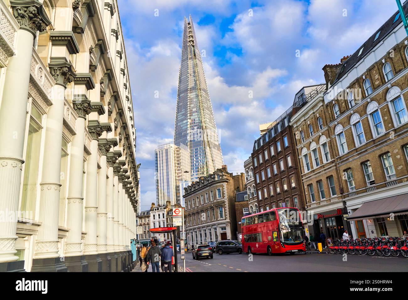The Hop Exchange, The Shard, Southwark St, Londres, Angleterre, ROYAUME-UNI Banque D'Images