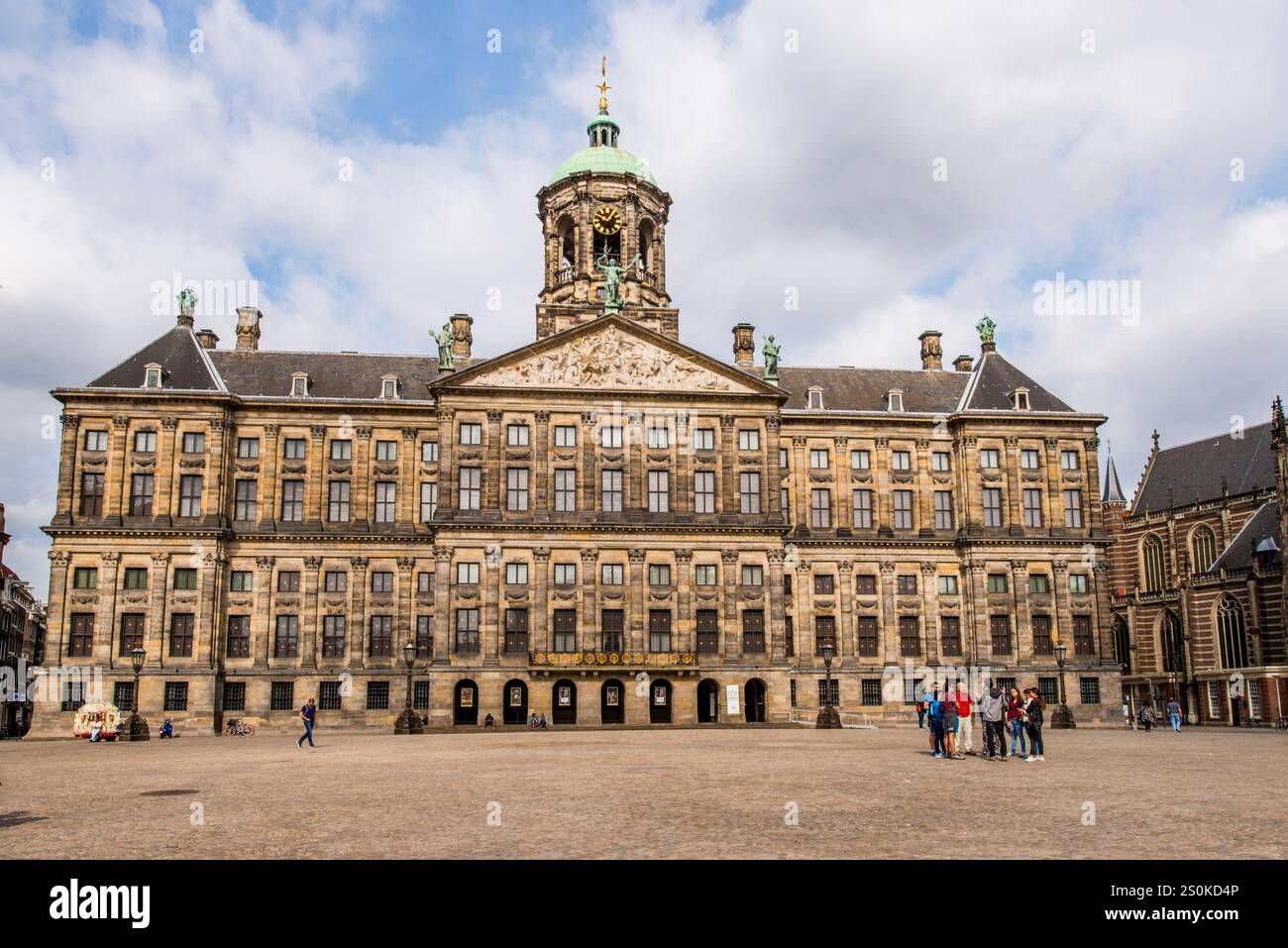 Royal Palace, Amsterdam, Hollande, pays-Bas. Banque D'Images
