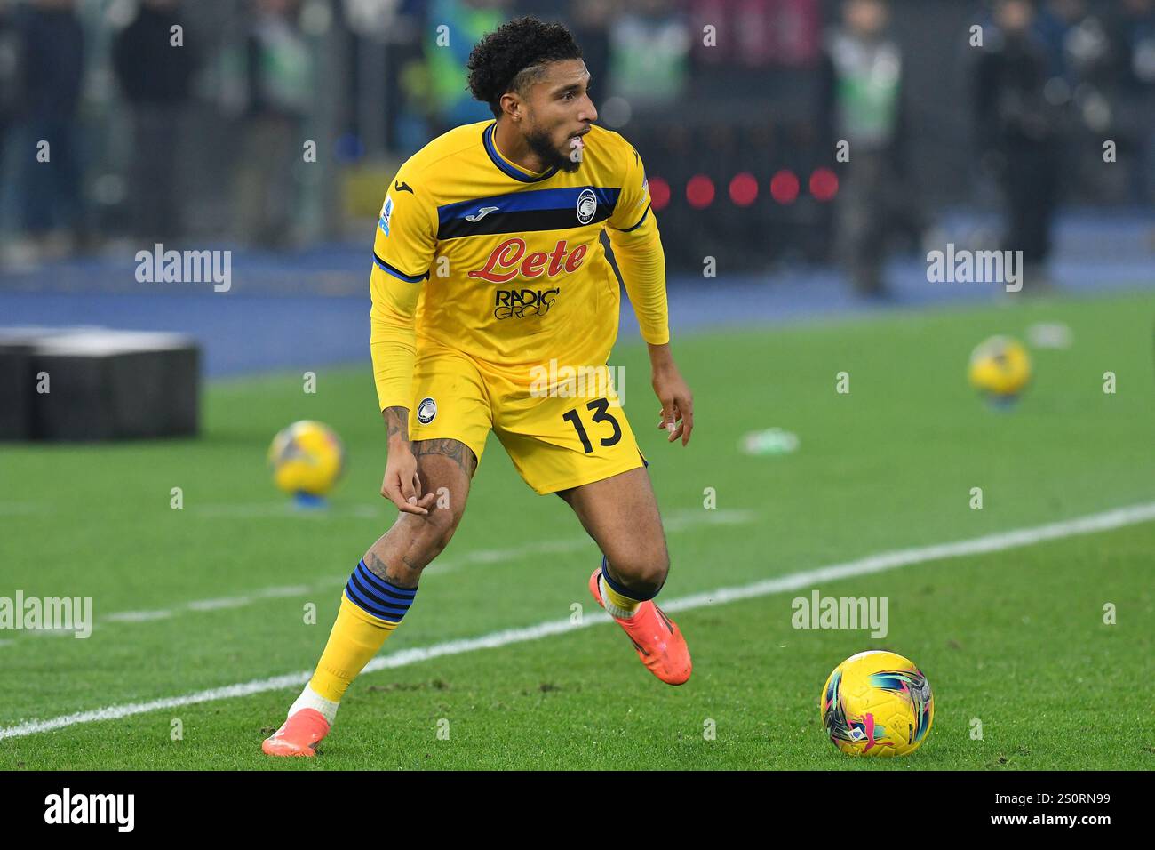 Rome, Latium. 28 décembre 2024. Ederson d'Atalanta lors du match de Serie A entre Lazio contre Atalanta au stade olympique, Rome, Italie, le 28 décembre 2024. Crédit crédit : massimo insabato/Alamy Live News Banque D'Images