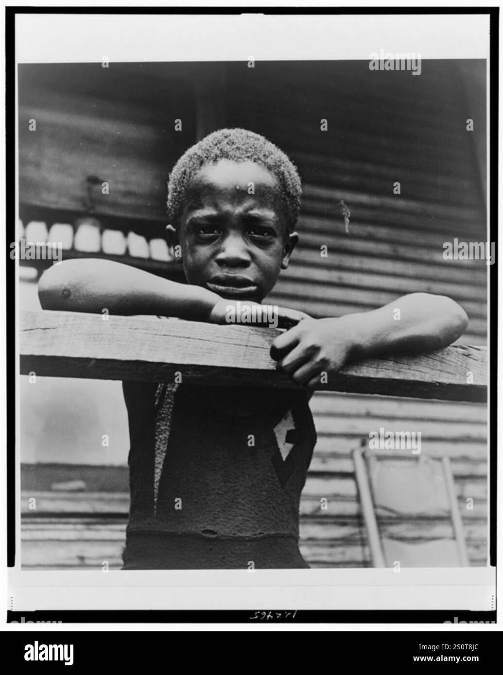 Fils d'un métallurgiste, Pittsburgh, 1935 Banque D'Images