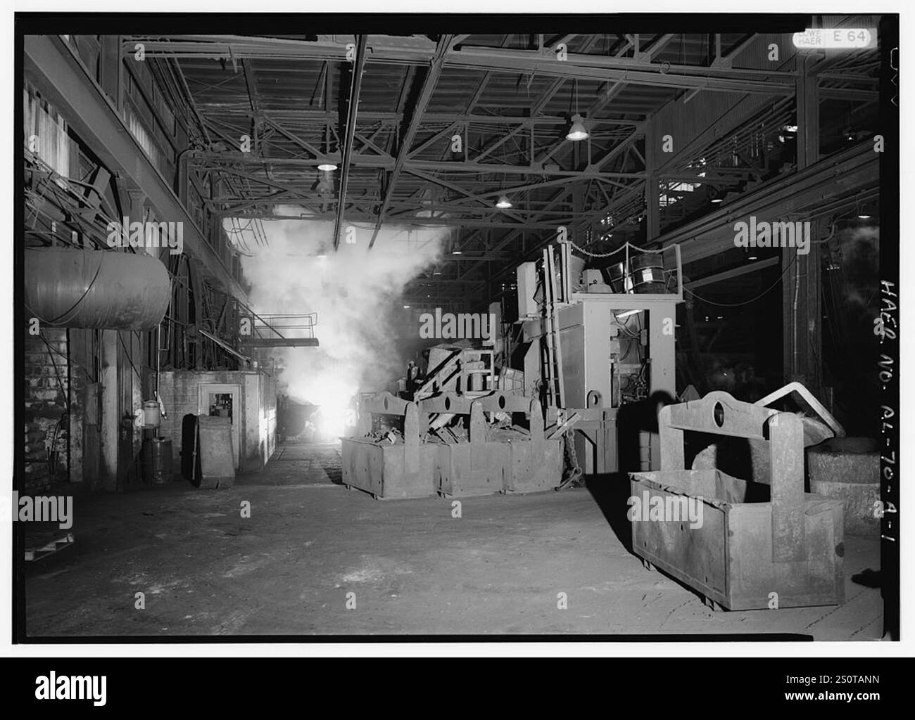 McWane Cast Iron Pipe Company, Pipe Casting Area, 1201 Vanderbilt Road, Birmingham, Jefferson County, Alabama Birmingham Industrial District Banque D'Images