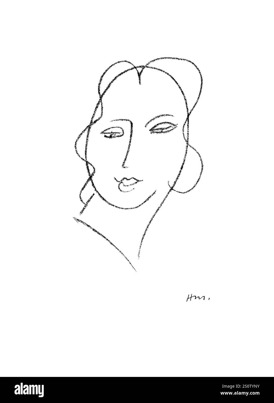 Art de Henri Matisse (1869-1954) Martiniquaise, 1946 Banque D'Images