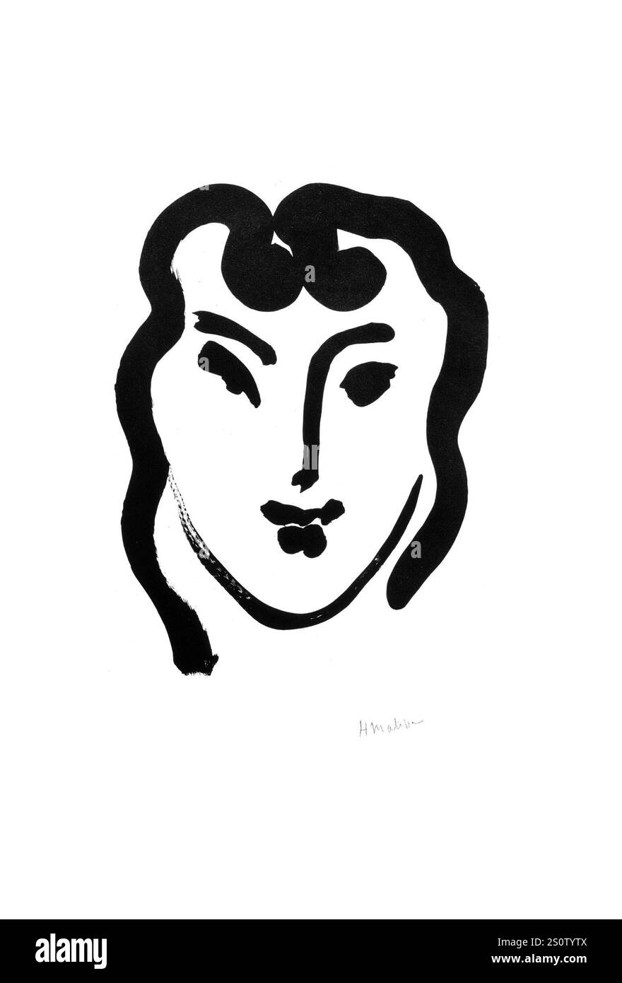 Henri Matisse (1869-1954), Patitcha souriante, 1947 Banque D'Images