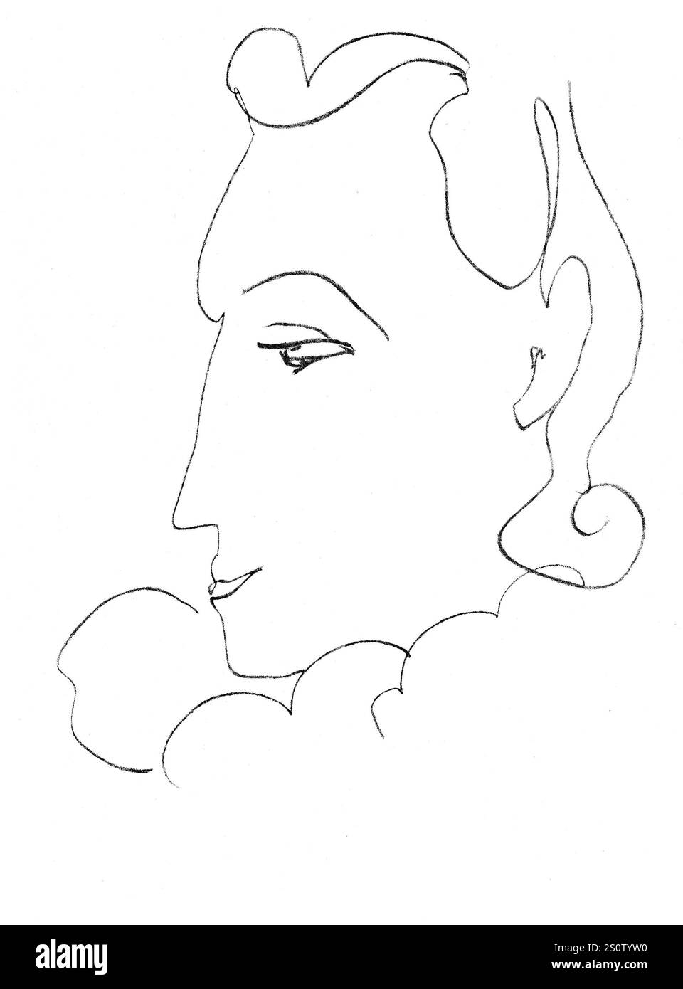 Henri Matisse (1869-1954) Florilege des Amours, 1948 Banque D'Images