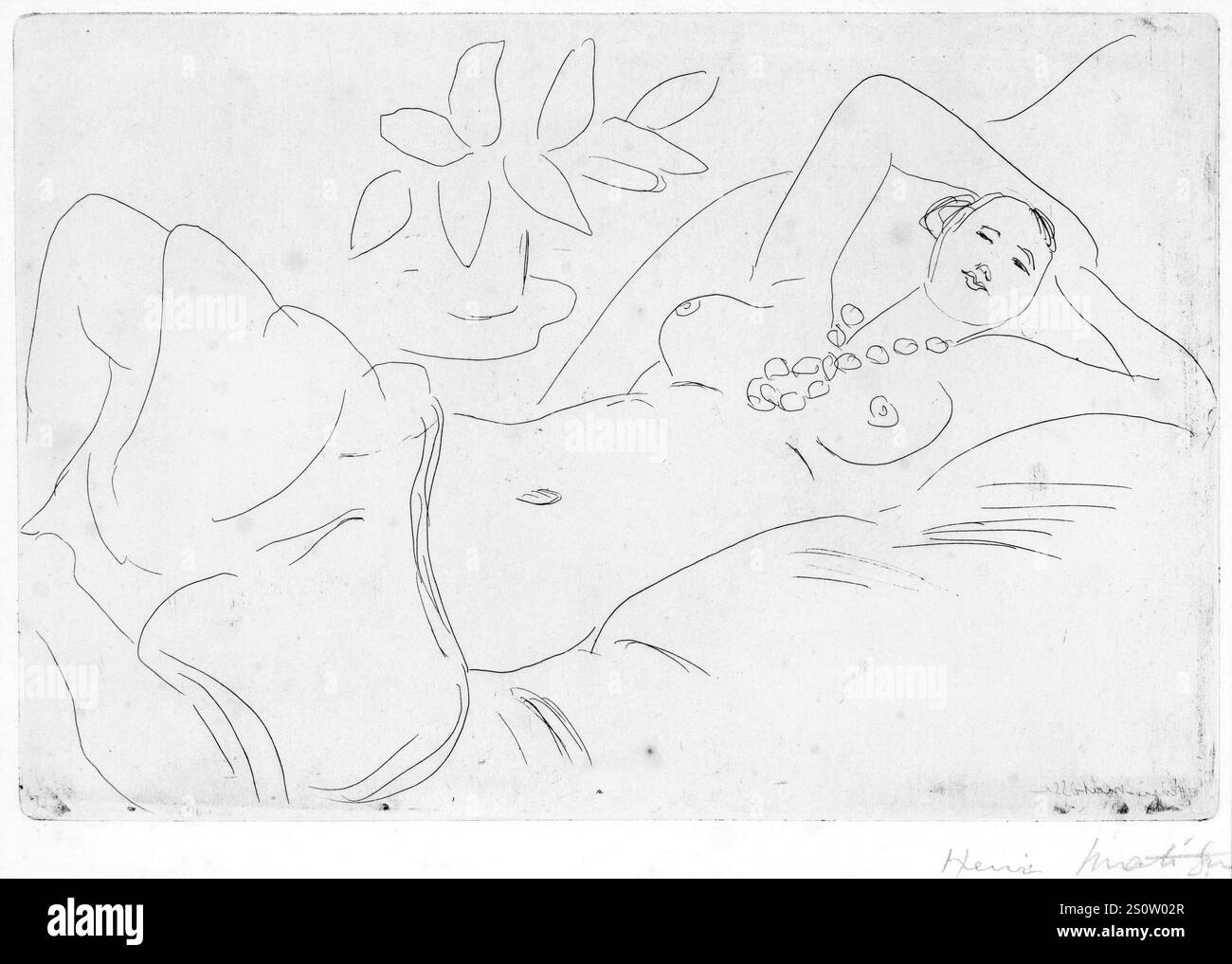 Henri Matisse (1869-1954) Odalisque couchée, 1923 Banque D'Images