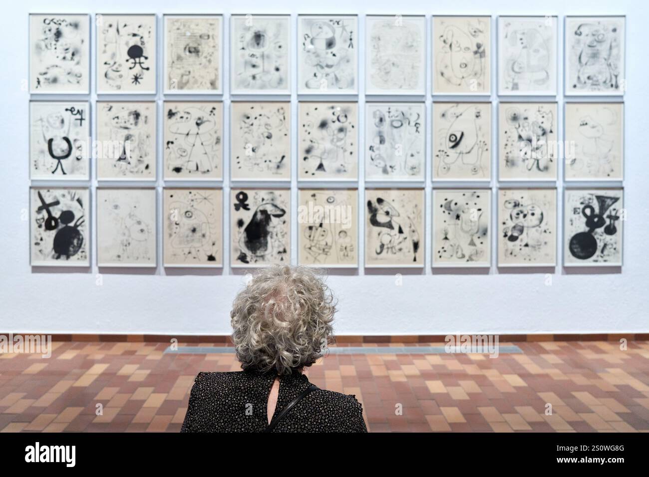 Sèrie Barcelona, 1944, Joan Miró, Barcelone, Catalogne, Espagne Banque D'Images