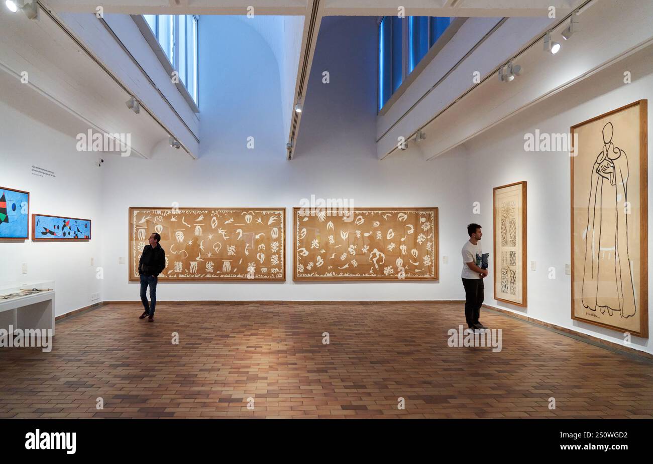 Au-delà des images, Henri Matisse Joan Miró, Fundació Joan Miró, Barcelone, Espagne Banque D'Images