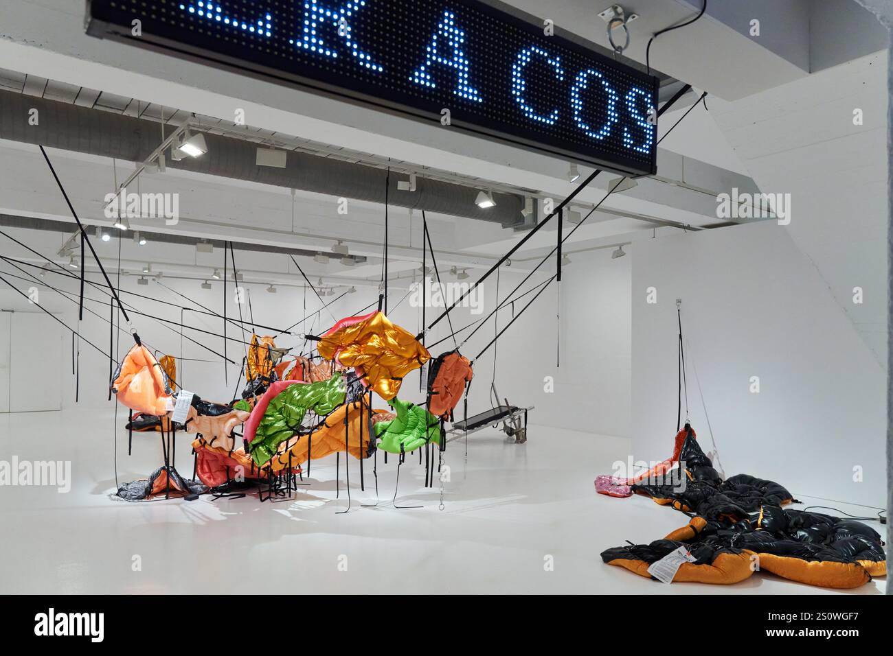 Accident, Helena Vinent, Fundación Joan Miró, Barcelone, Catalogne, Espagne Banque D'Images