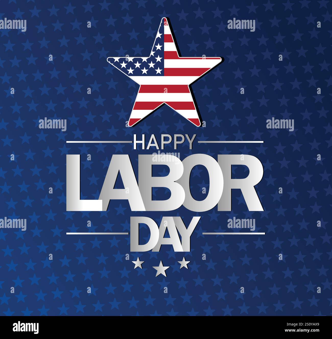 Bannière bonne fête du travail pour publication sur les médias sociaux Illustration de Vecteur