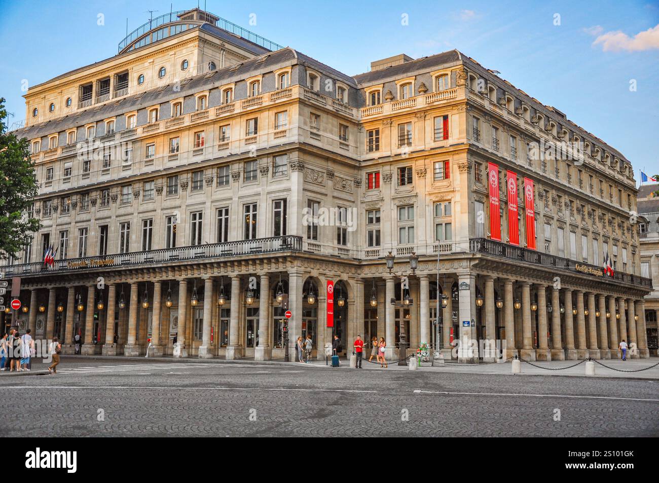 Le magnifique héritage de l'emblématique Comédie-française de Paris : un trésor culturel et architectural Banque D'Images