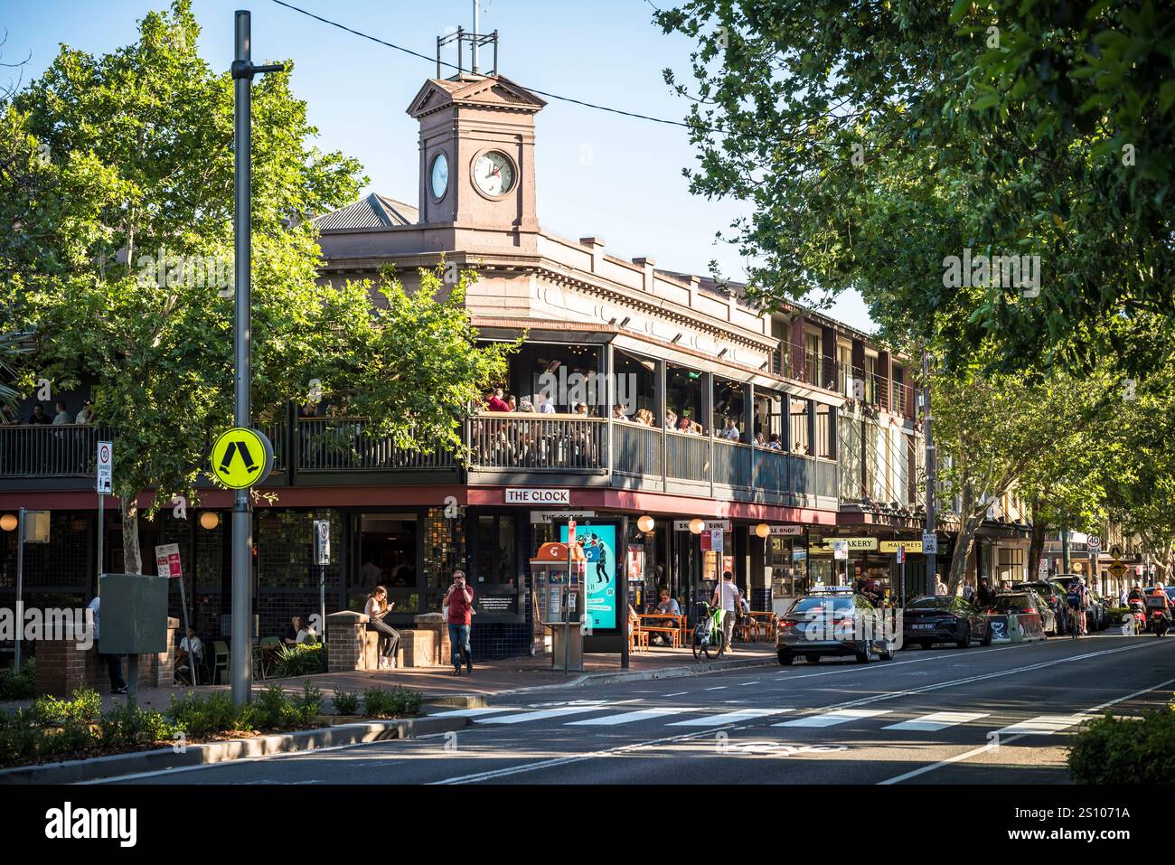 The Clock Hotel and pub, Crown Street, Surry Hills, Sydney, Nouvelle-Galles du Sud, Australie Banque D'Images