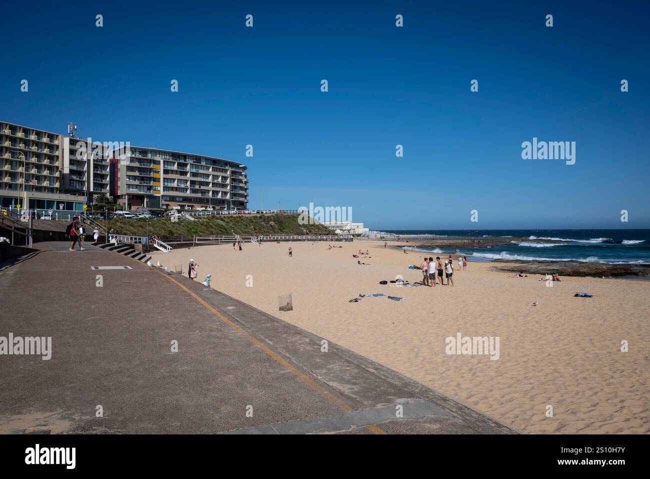Newcastle Beach, Newcastle, Nouvelle-Galles du Sud, Australie Banque D'Images