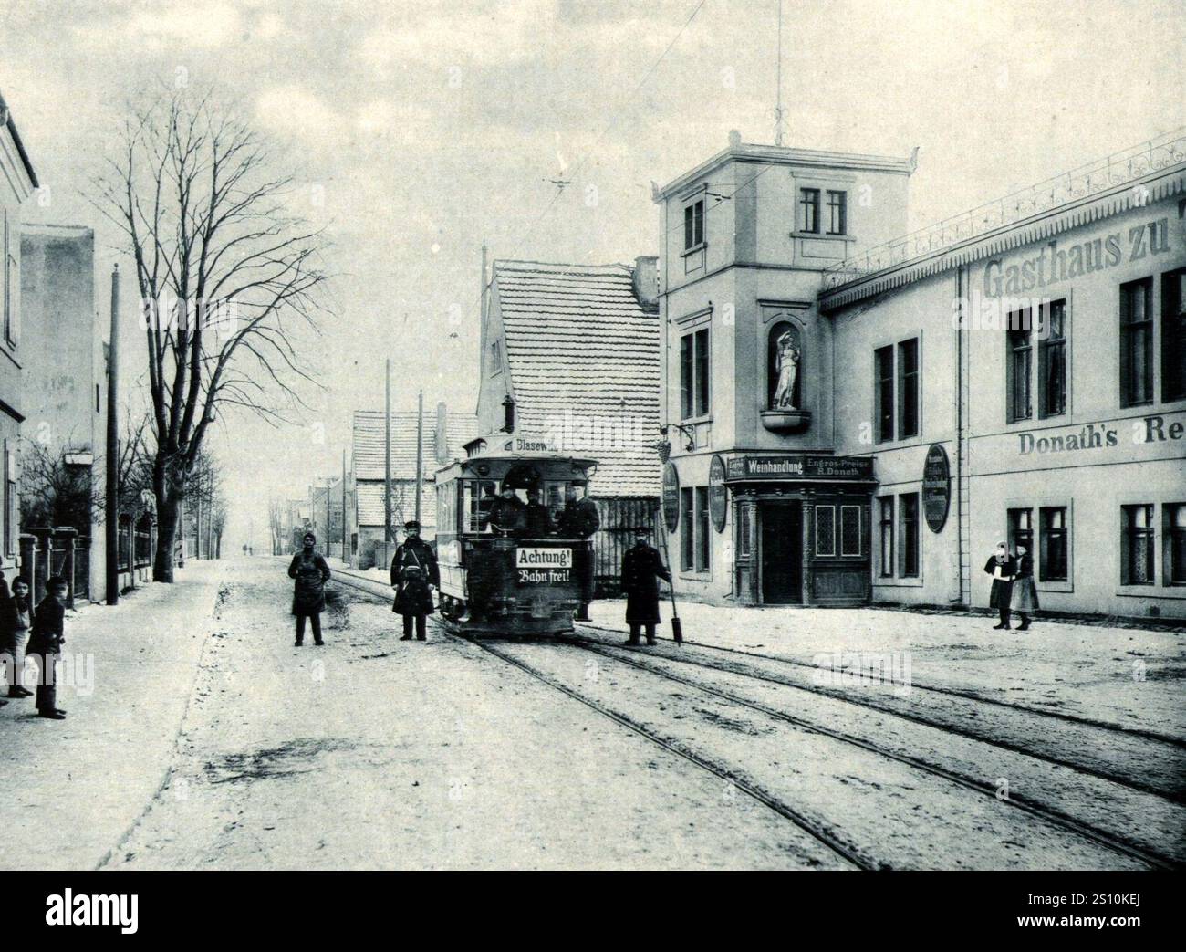Elektrische Strassenbahn page 47. Banque D'Images