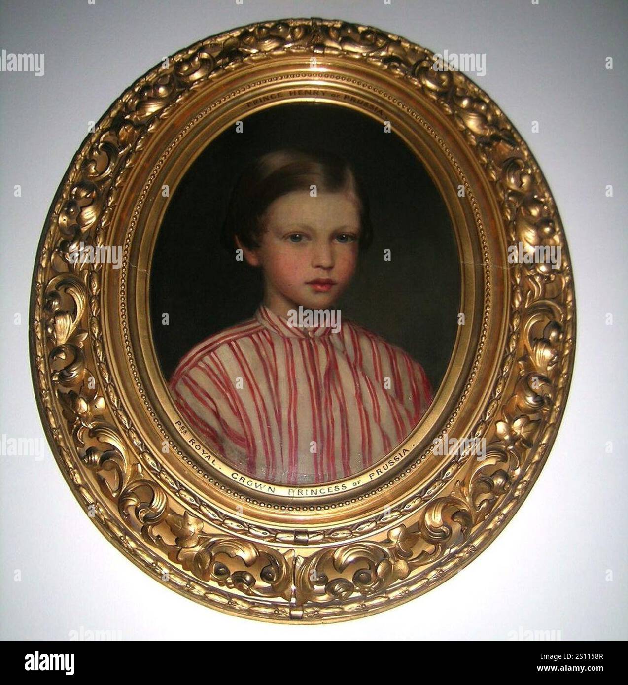 Impératrice Friedrich, épouse de Friedrich III, empereur d'Allemagne ^ Roi de Prusse (1840-1901) - Prince Henri de Prusse (1862-1929) Banque D'Images