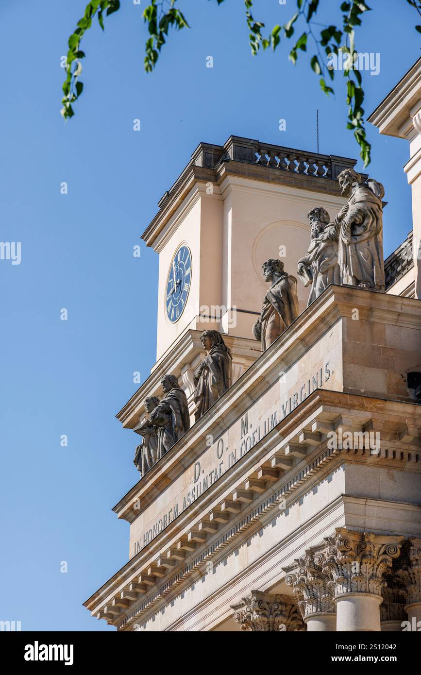 Cathédrale de l'Assomption de la Sainte Vierge et Saint Michel l'Archange, Vác, Hongrie Banque D'Images