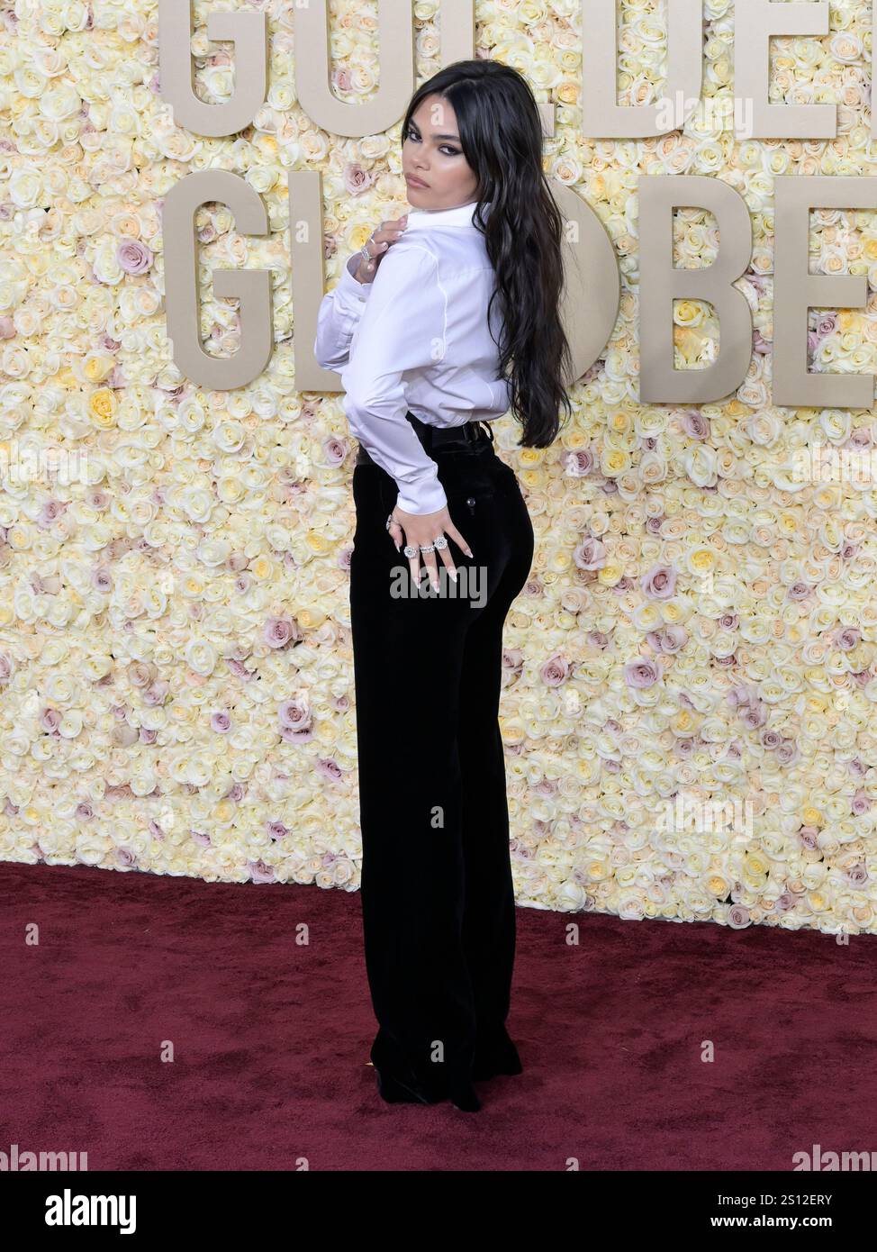 7 janvier 2024, Beverly Hills, Californie, États-Unis : Ariana Greenblatt assiste à la 81e cérémonie annuelle des Golden Globe Awards. (Crédit image : © Billy Bennight/ZUMA Press Wire) USAGE ÉDITORIAL SEULEMENT! Non destiné à UN USAGE commercial ! Banque D'Images