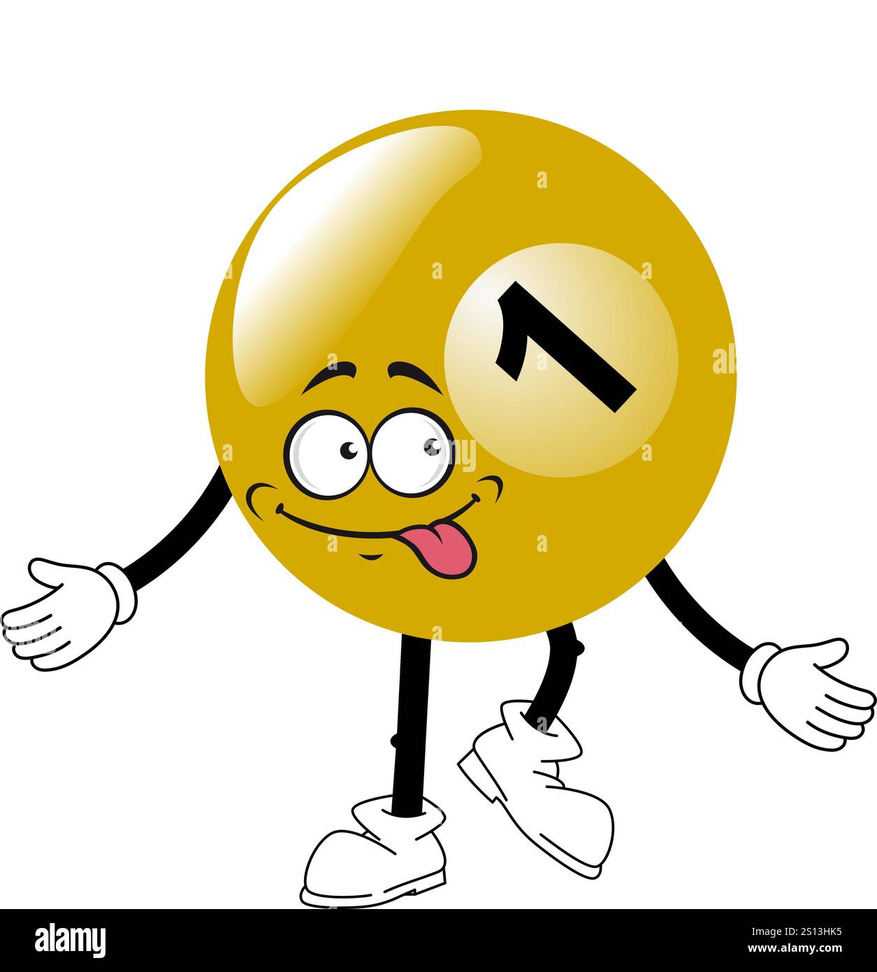 Boule de billard 1 illustration Illustration de Vecteur