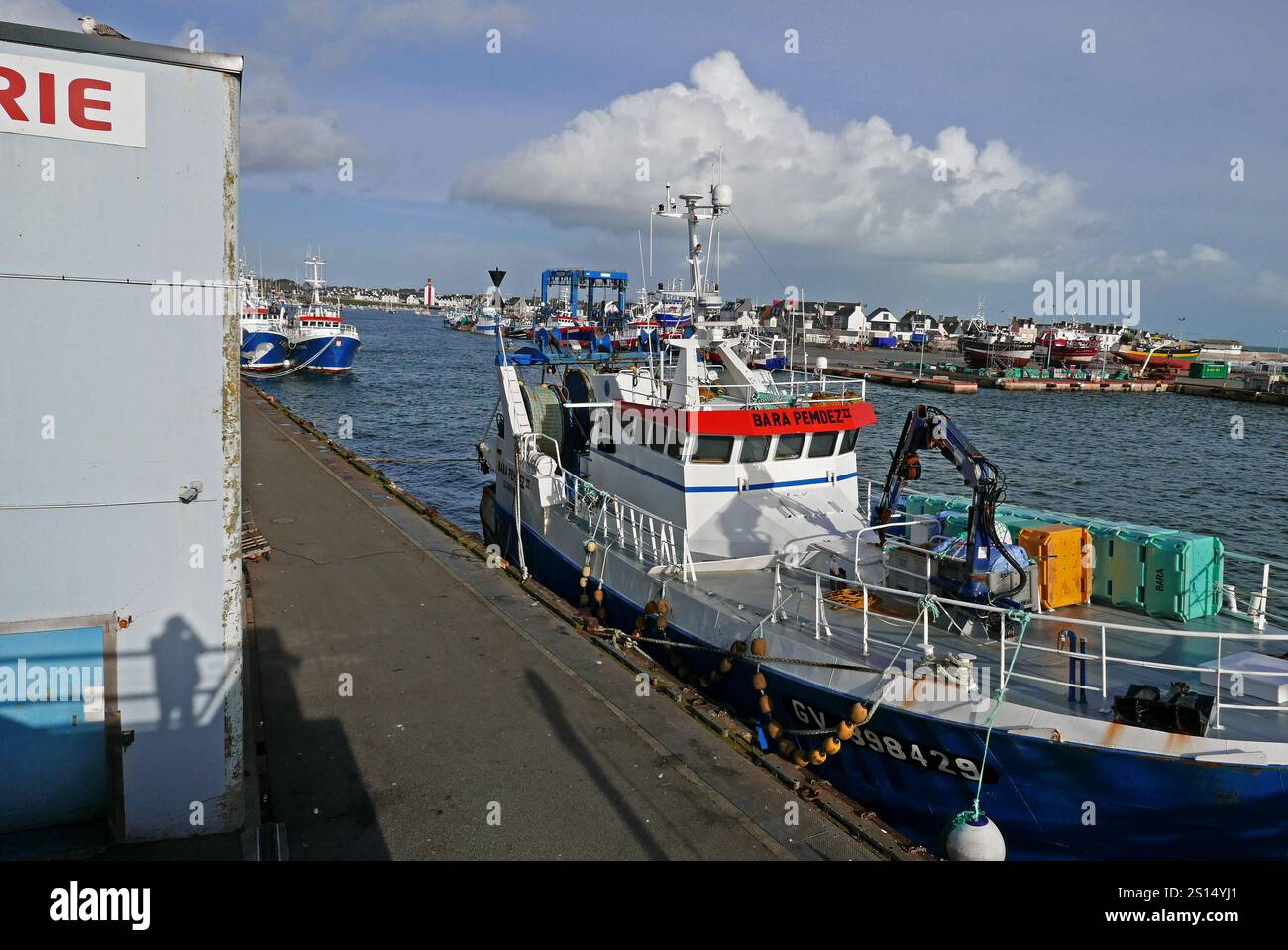 Le Guilvinec, Finistère, Bretagne, France, Europe Banque D'Images