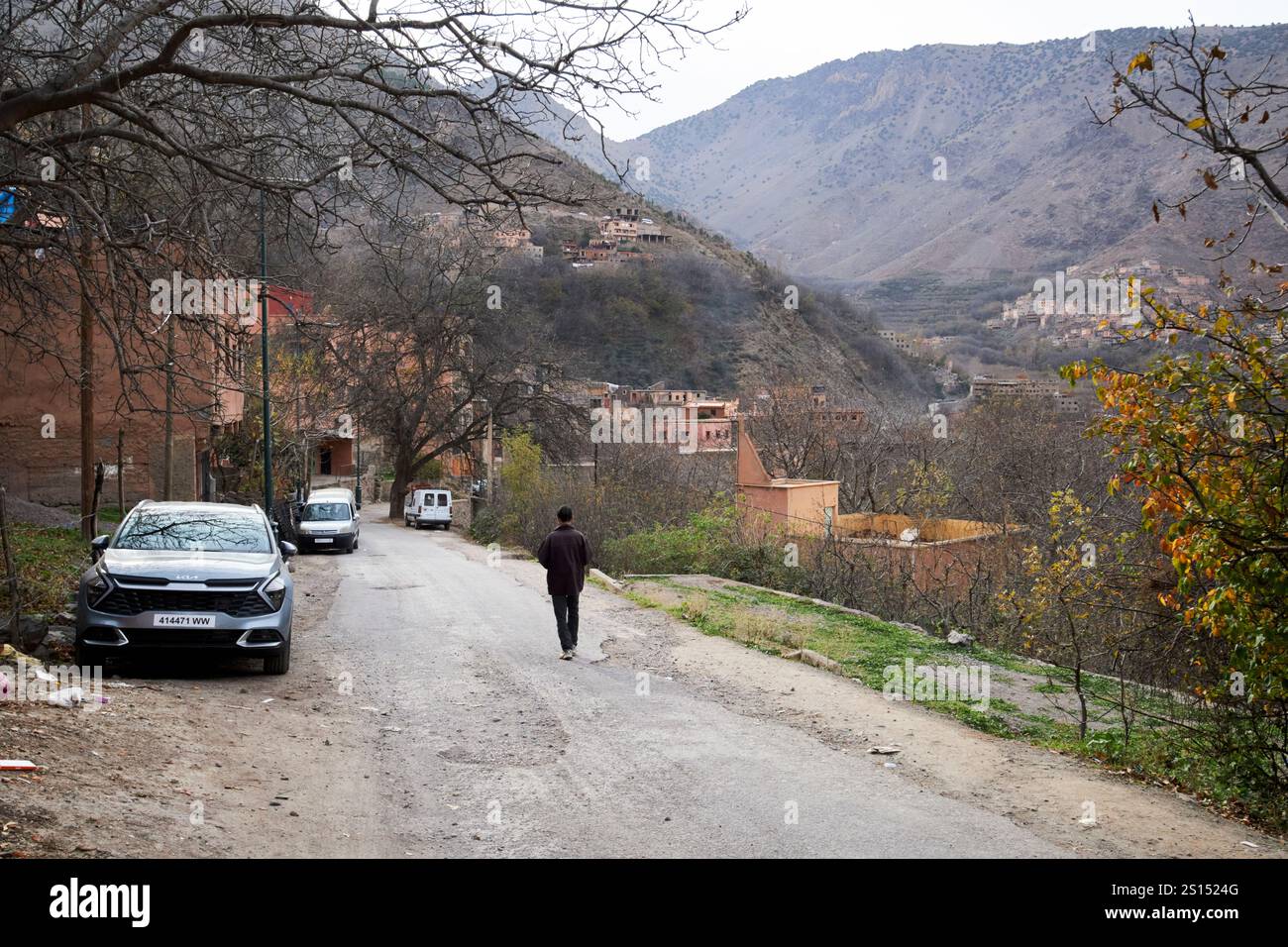 imlil village dans les contreforts des montagnes de l'atlas maroc Banque D'Images