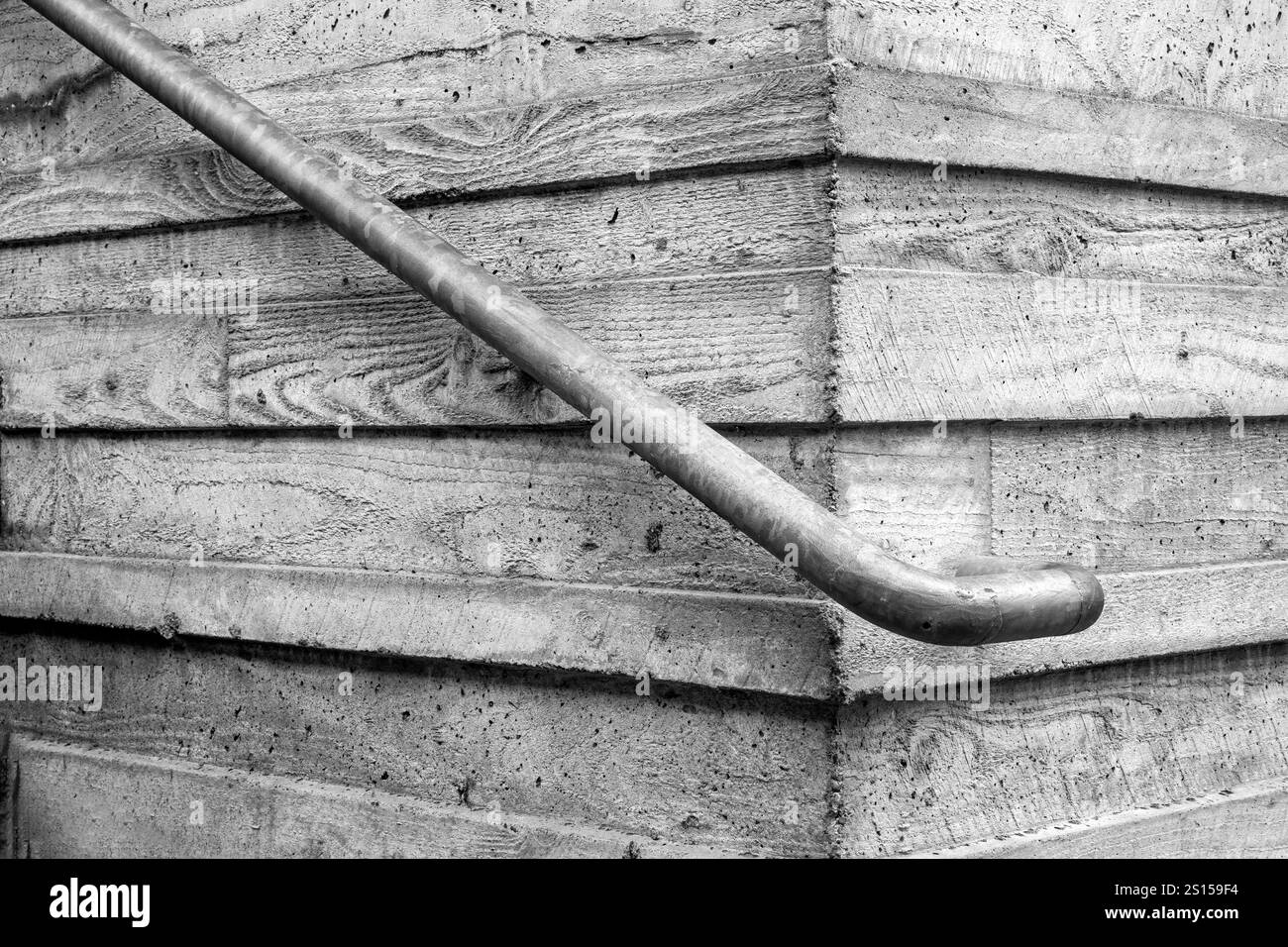 WA17159-00-BW..... WASHINGTON - balustrade et mur au Washington State Convention and Trade Center à Seattle. Banque D'Images